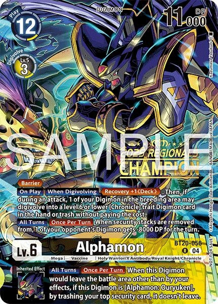 Image for Alphamon (Regionals 25-26 Season 2 Champion) (Release Special Booster 2.0) (BT20-056 R) - Digimon Card Game