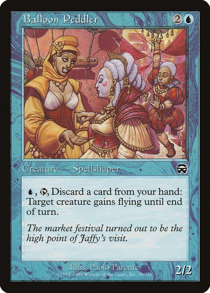 Image for Balloon Peddler (Mercadian Masques) (59) - Magic: The Gathering