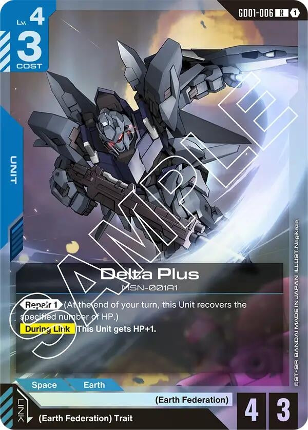 Image for Delta Plus (Newtype Rising) (GD01-006) - Gundam Card Game