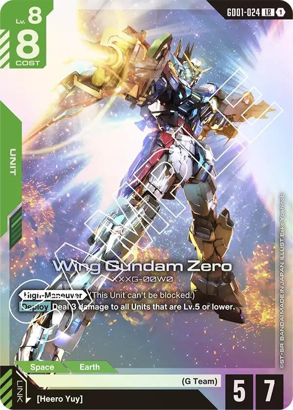 Image for Wing Gundam Zero (Newtype Rising) (GD01-024) - Gundam Card Game