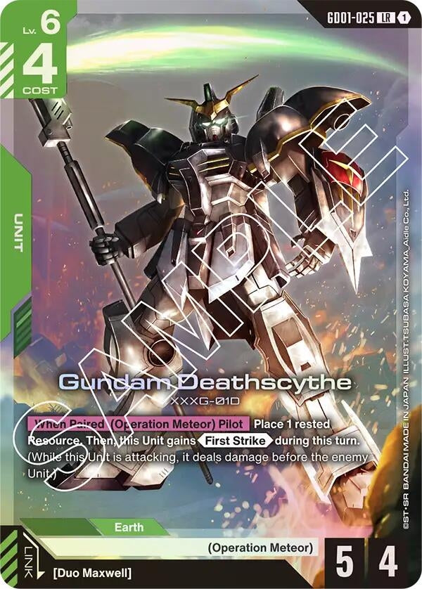 Image for Gundam Deathscythe (GD01-025) (Newtype Rising) (GD01-025) - Gundam Card Game