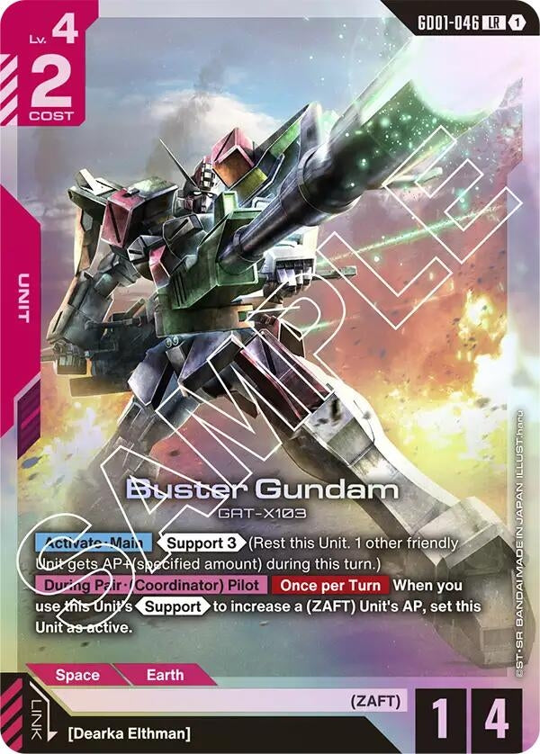 Image for Buster Gundam (Newtype Rising) (GD01-046) - Gundam Card Game