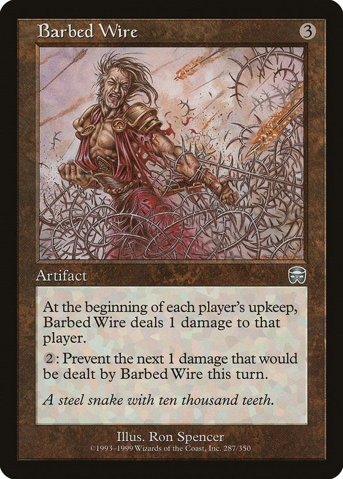 Image for Barbed Wire (Mercadian Masques) (287) - Magic: The Gathering