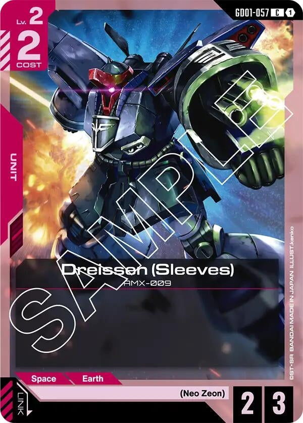 Image for Dreissen (Sleeves) (Newtype Rising) (GD01-057) - Gundam Card Game