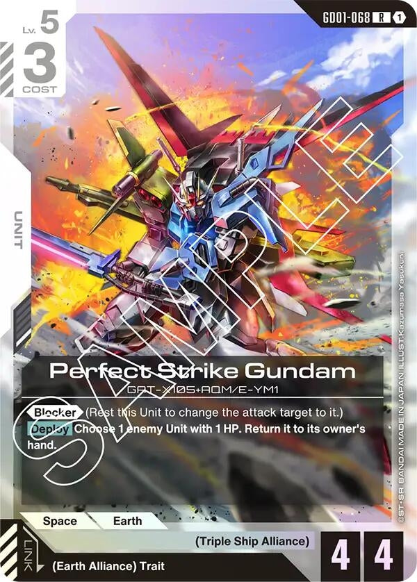Image for Perfect Strike Gundam (Newtype Rising) (GD01-068) - Gundam Card Game