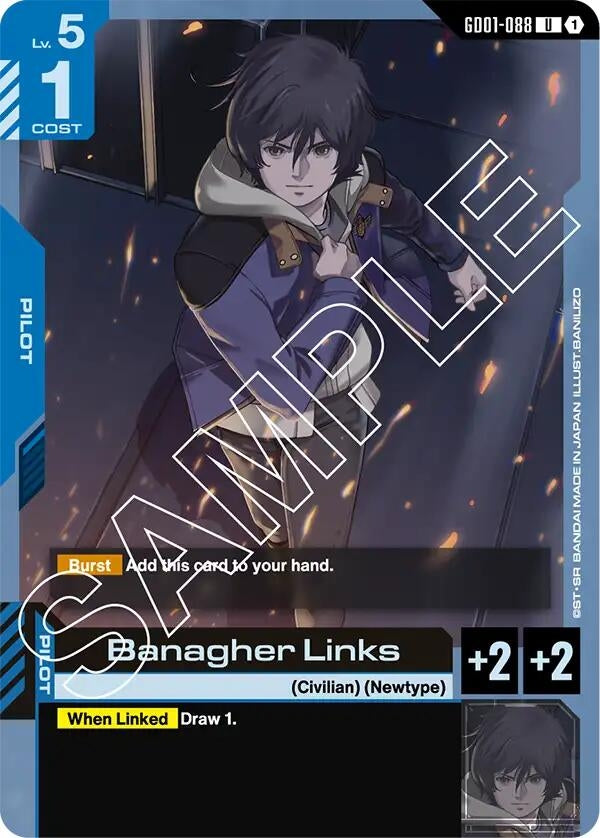 Image for Banagher Links (Newtype Rising) (GD01-088) - Gundam Card Game