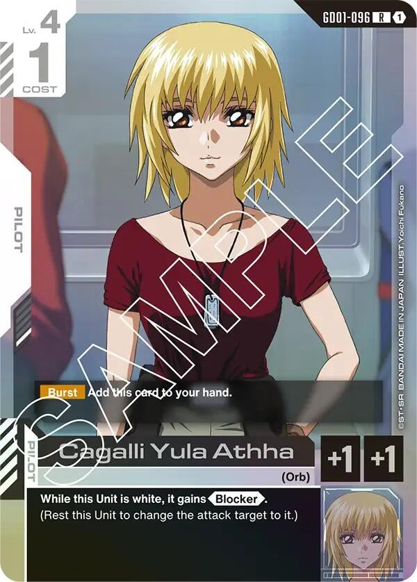 Image for Cagalli Yula Athha (Newtype Rising) (GD01-096) - Gundam Card Game