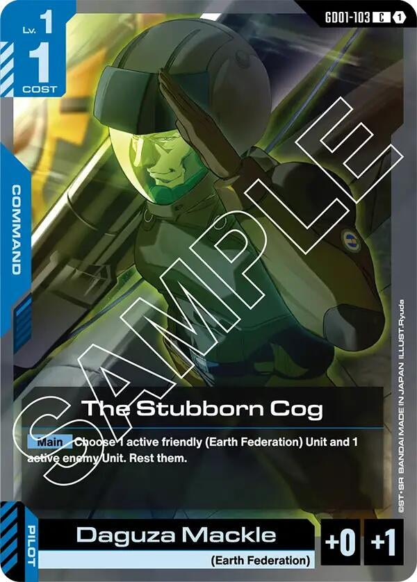 Image for The Stubborn Cog (Newtype Rising) (GD01-103) - Gundam Card Game
