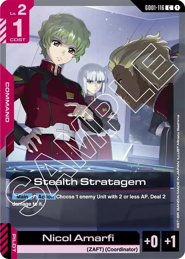 Image for Stealth Stratagem (Newtype Rising) (GD01-116) - Gundam Card Game