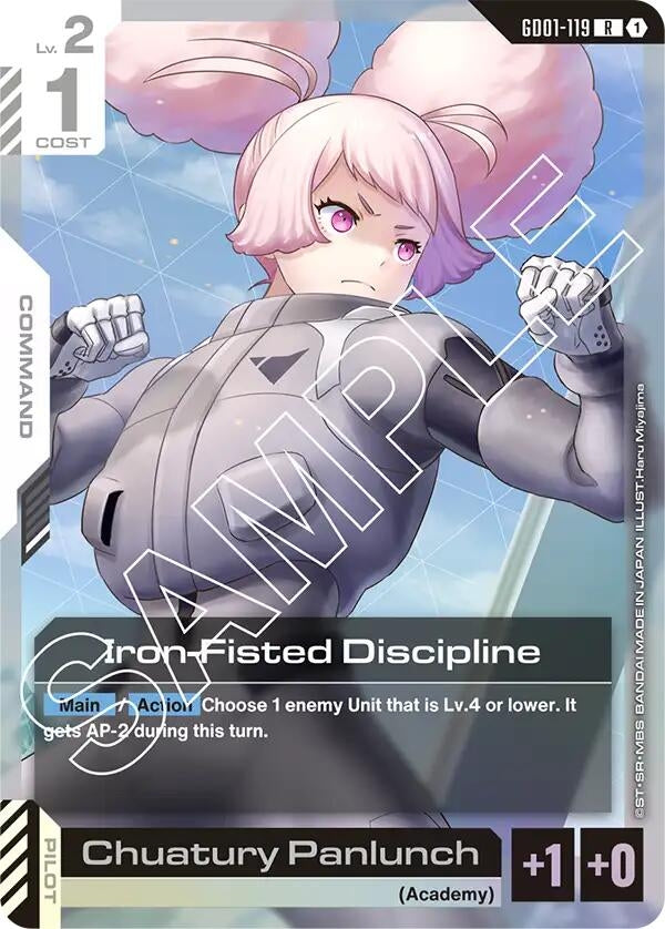 Image for Iron-Fisted Discipline (Newtype Rising) (GD01-119) - Gundam Card Game