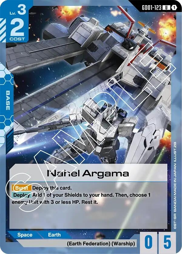 Image for Nahel Argama (Newtype Rising) (GD01-123) - Gundam Card Game