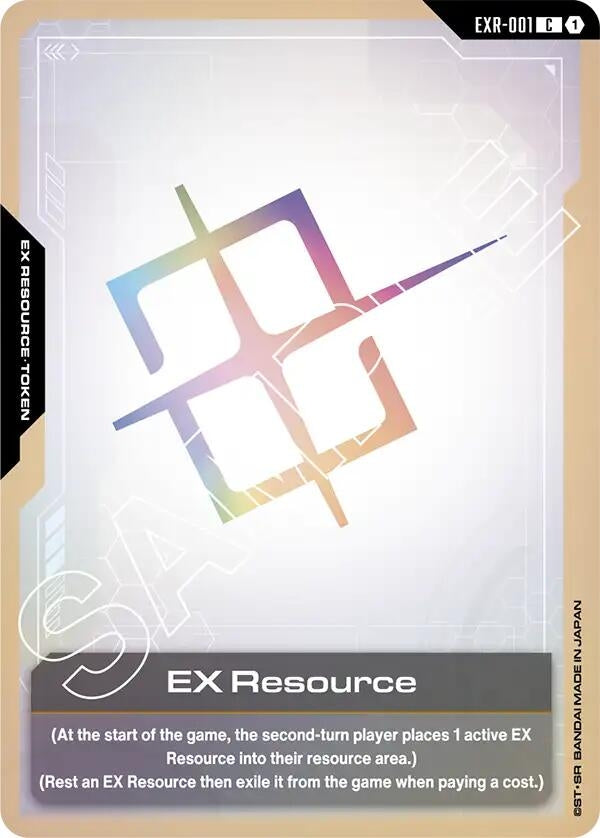 Image for EX Resource (Newtype Rising) (EXR-001) - Gundam Card Game