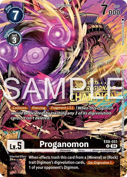 Image for Proganomon (Regionals 25-26 Season 2 Champion) (Chain of Liberation) (EX8-051 R) - Digimon Card Game