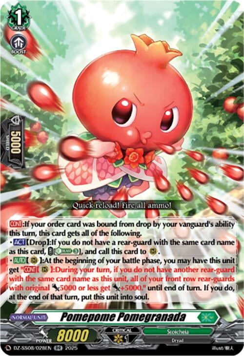 Image for Pomepome Pomegranada (DZ-SS08: Festival Booster 2025) (DZ-SS08/028EN) - Cardfight Vanguard