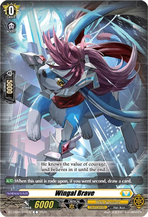 Image for Wingal Brave (DZ-SS08: Festival Booster 2025) (DZ-SS08/045EN) - Cardfight Vanguard