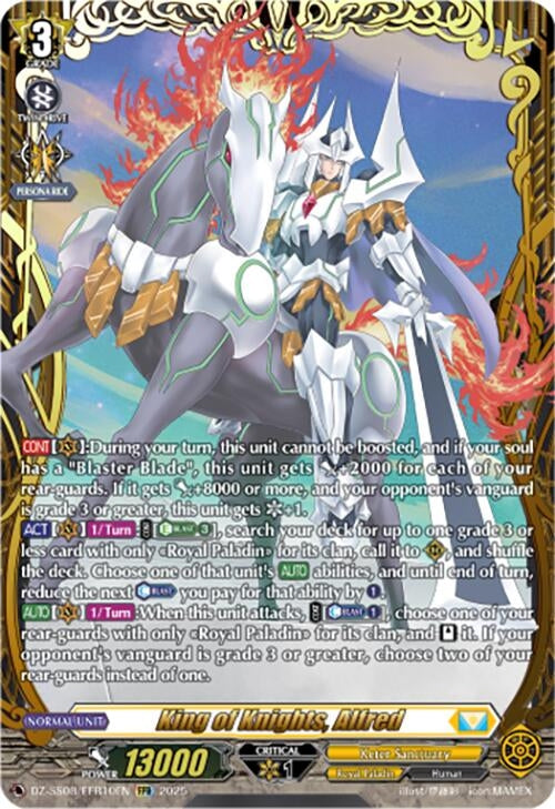 Image for King of Knights, Alfred (FFR) (DZ-SS08: Festival Booster 2025) (DZ-SS08/FFR10EN) - Cardfight Vanguard
