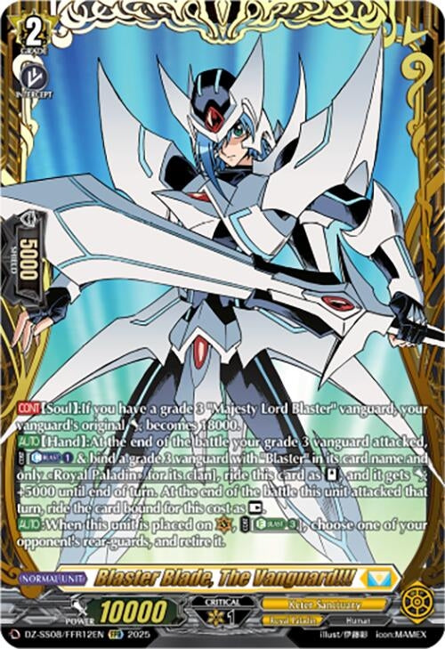 Image for Blaster Blade, The Vanguard!!! (FFR) (DZ-SS08: Festival Booster 2025) (DZ-SS08/FFR12EN) - Cardfight Vanguard