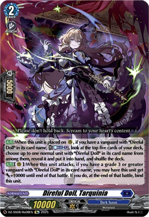 Image for Direful Doll, Tarquinia (DZ-SS08: Festival Booster 2025) (DZ-SS08/Re08EN) - Cardfight Vanguard