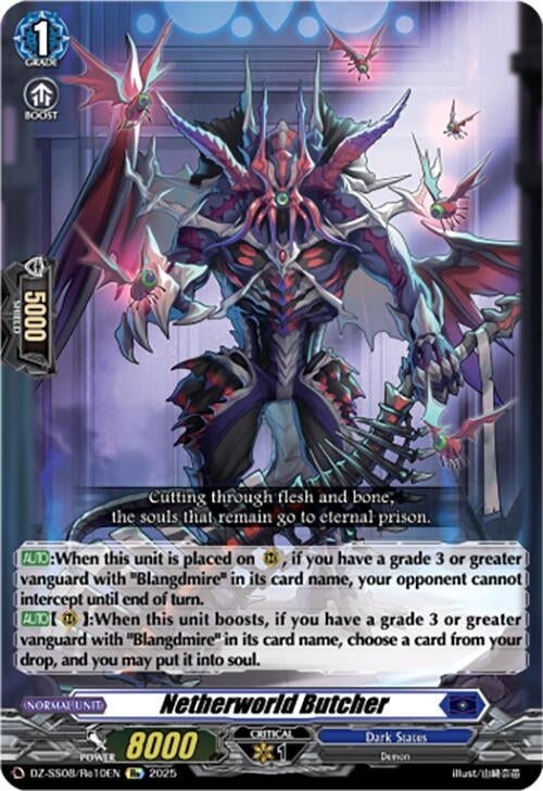 Image for Netherworld Butcher (DZ-SS08: Festival Booster 2025) (DZ-SS08/Re10EN) - Cardfight Vanguard