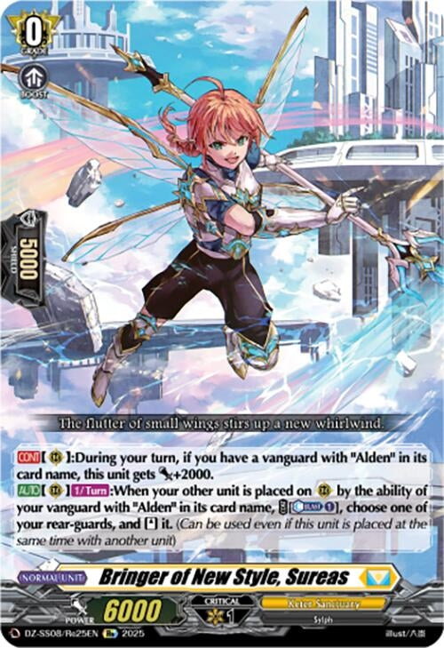 Image for Bringer of New Style, Sureas (DZ-SS08: Festival Booster 2025) (DZ-SS08/Re25EN) - Cardfight Vanguard