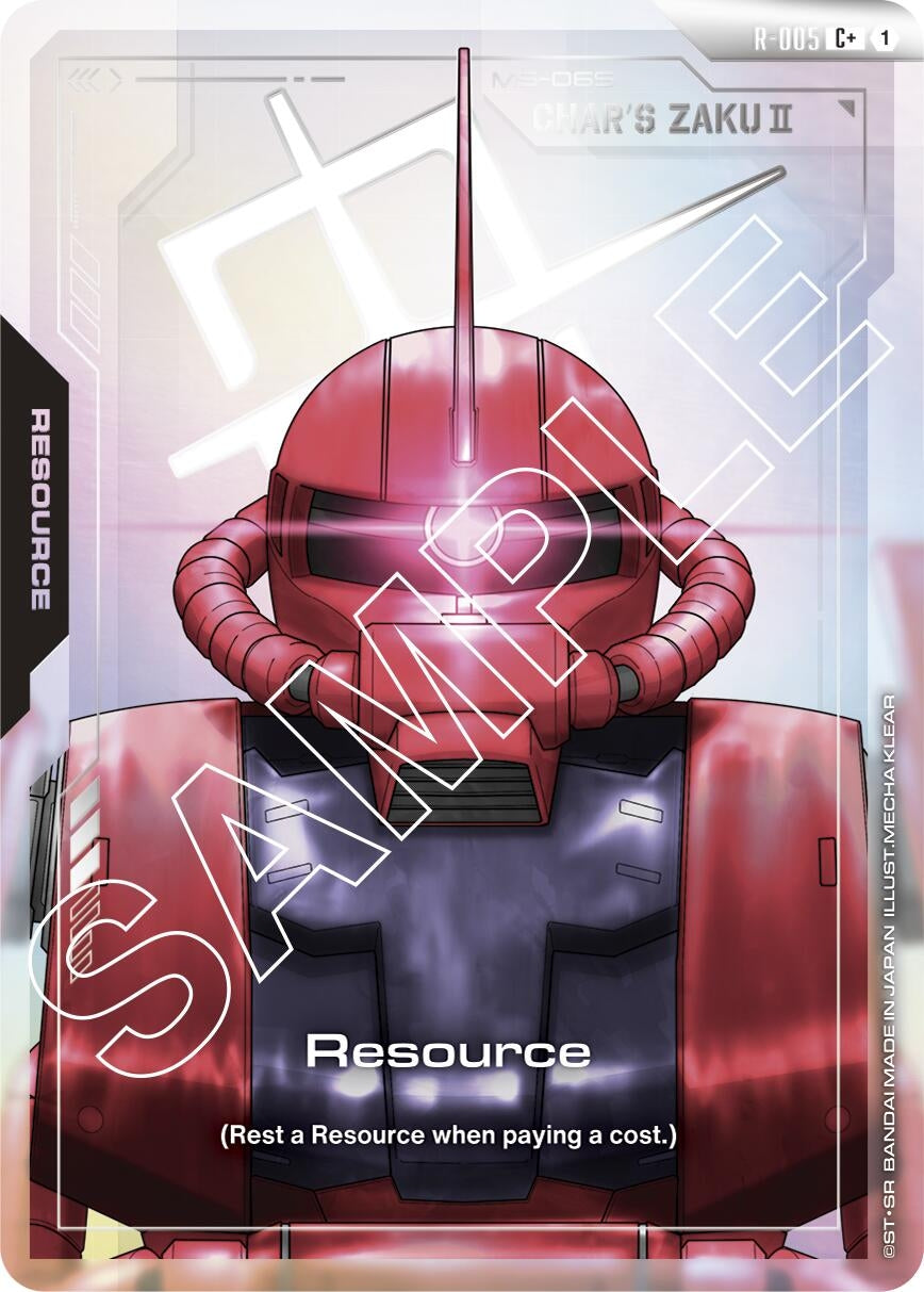 Image for Resource (R-005) (C+) (Newtype Rising) (R-005) - Gundam Card Game