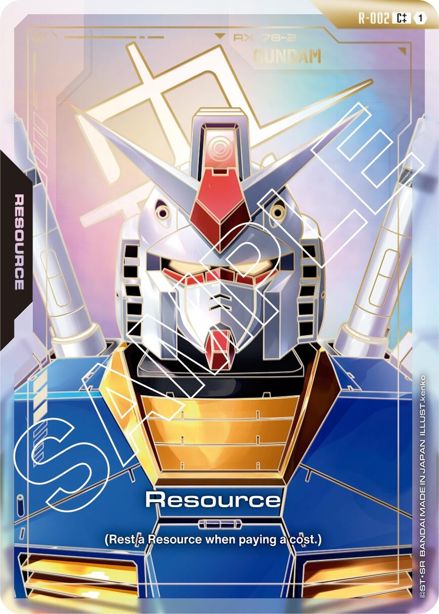 Image for Resource (R-002) (C++) (Newtype Rising) (R-002) - Gundam Card Game