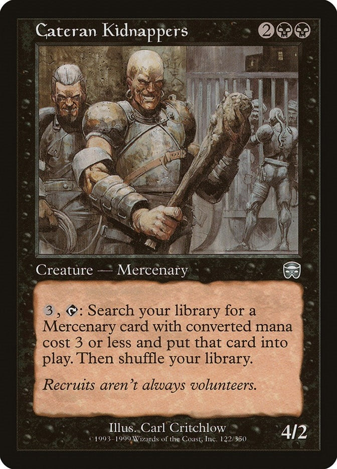 Image for Cateran Kidnappers (Mercadian Masques) (122) - Magic: The Gathering