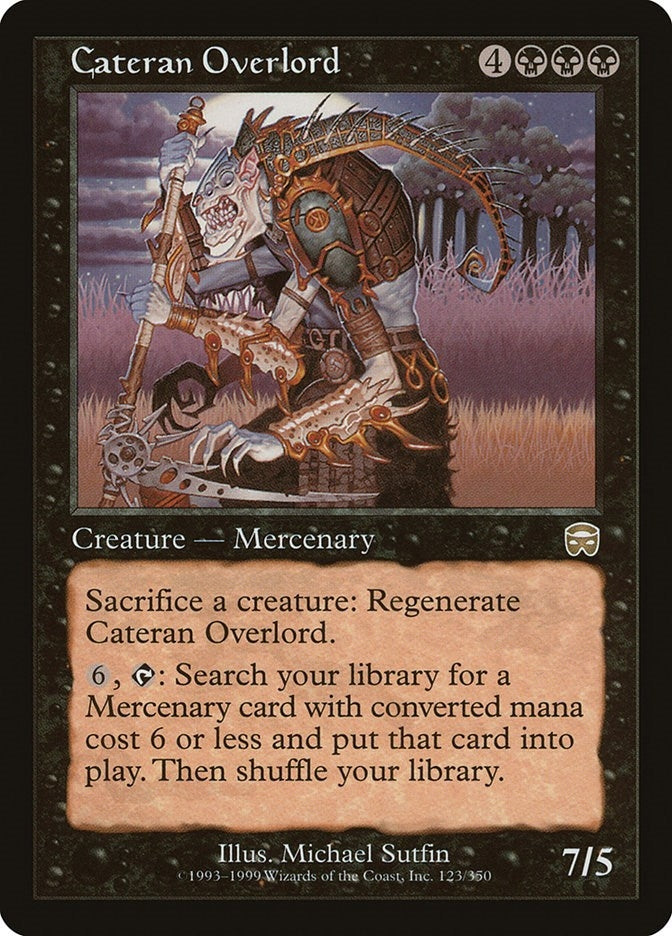 Image for Cateran Overlord (Mercadian Masques) (123) - Magic: The Gathering