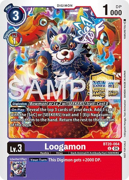 Image for Loogamon (Regionals 25-26 Season 2) (Release Special Booster 2.5) (BT20-064 U) - Digimon Card Game