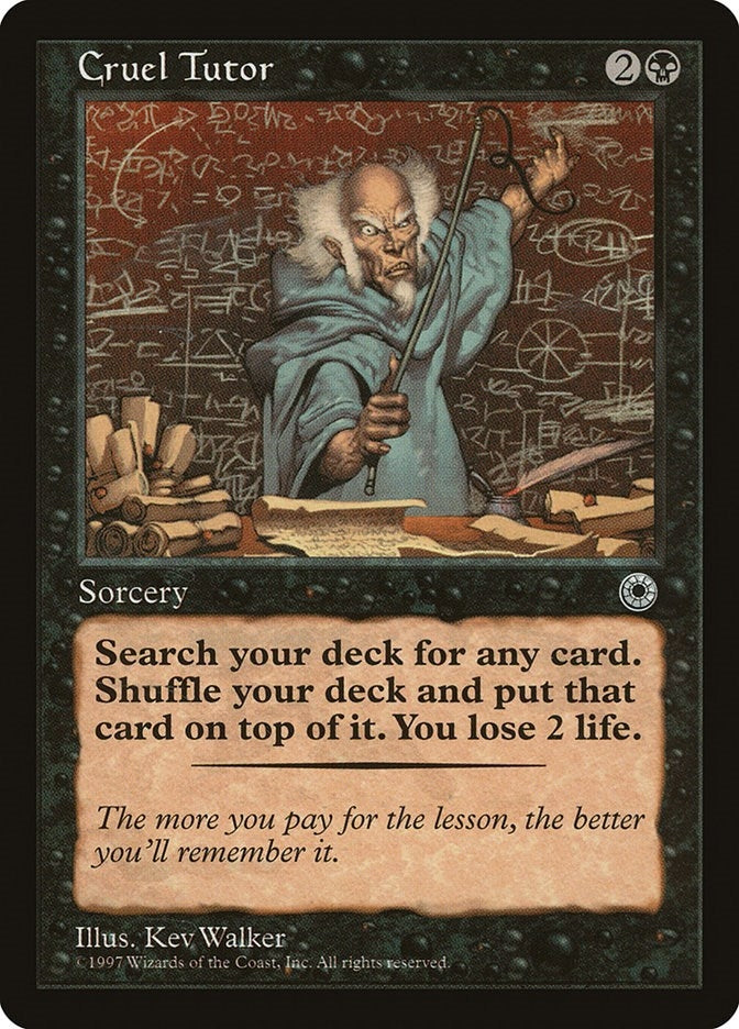 Image for Cruel Tutor (Portal) - Magic: The Gathering