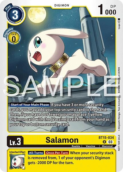 Image for Salamon (Time Stranger Demo Deck) (Digimon Demo Deck Exclusive Cards) (BT15-034 R) - Digimon Card Game