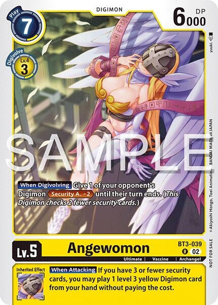 Image for Angewomon (Time Stranger Demo Deck) (Digimon Demo Deck Exclusive Cards) (BT3-039 R) - Digimon Card Game