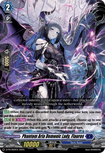 Image for Phantom Aria Demonic Lady, Flauros (D Promo Cards) (D-PR/892EN) - Cardfight Vanguard