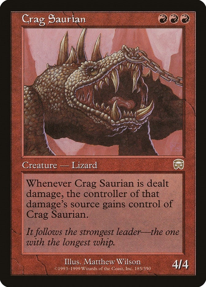 Image for Crag Saurian (Mercadian Masques) (185) - Magic: The Gathering