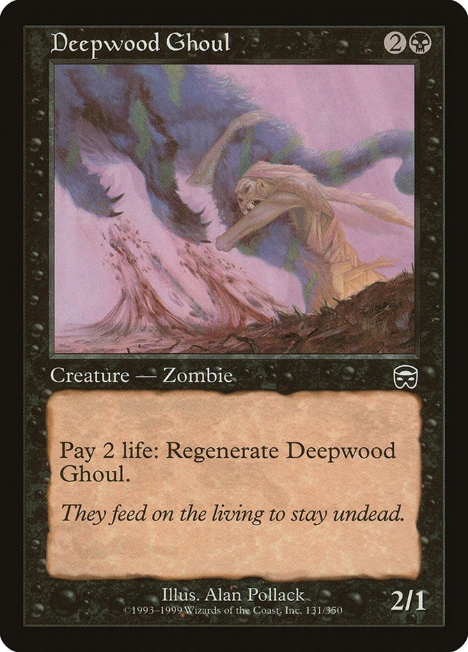 Image for Deepwood Ghoul (Mercadian Masques) (131) - Magic: The Gathering