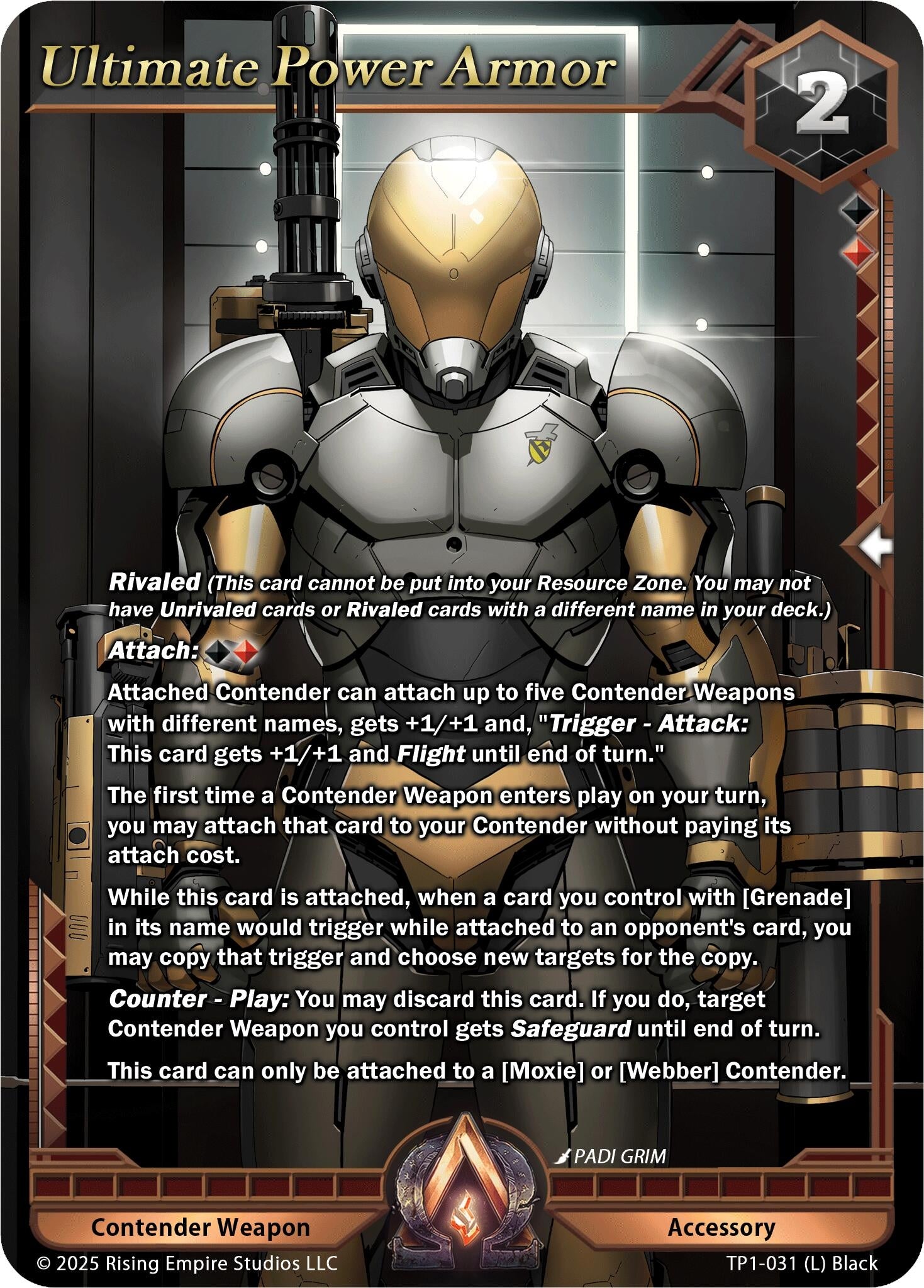 Image for Ultimate Power Armor (Spoils of the Forgotten) (TP1-031) - Alpha Clash