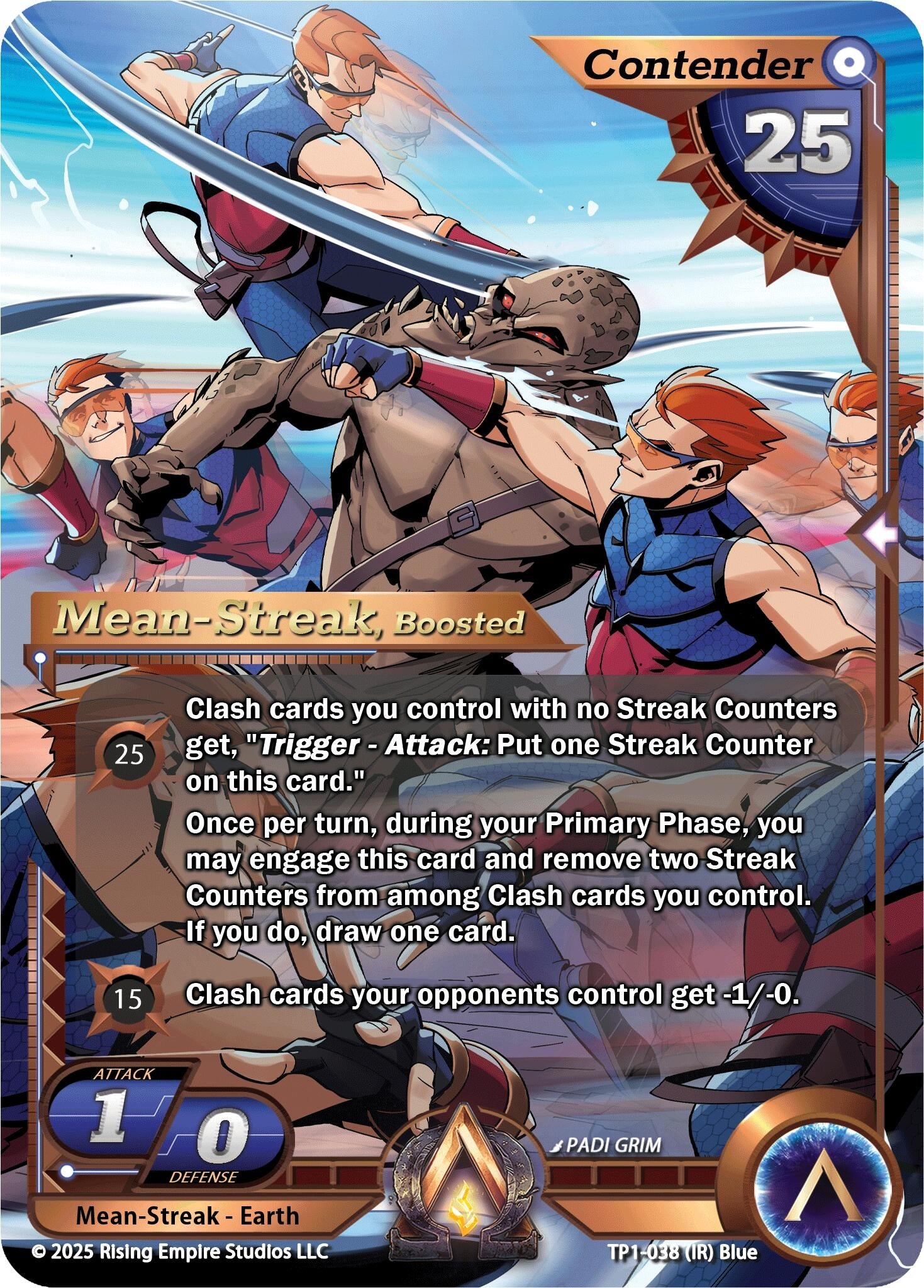 Image for Mean-Streak, Boosted (Spoils of the Forgotten) (TP1-038) - Alpha Clash