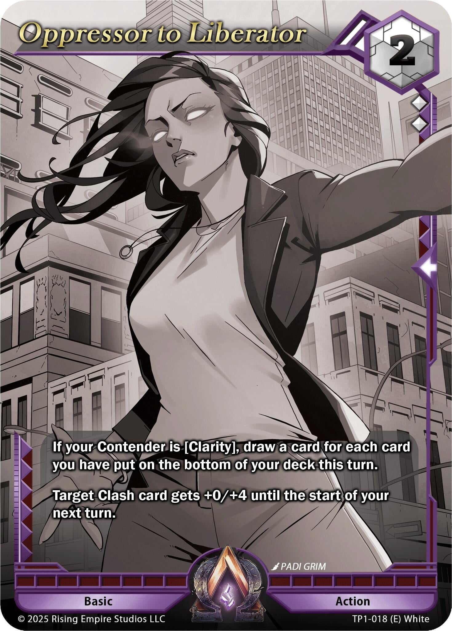 Image for Oppressor to Liberator (Monochrome) (Spoils of the Forgotten) (TP1-018) - Alpha Clash