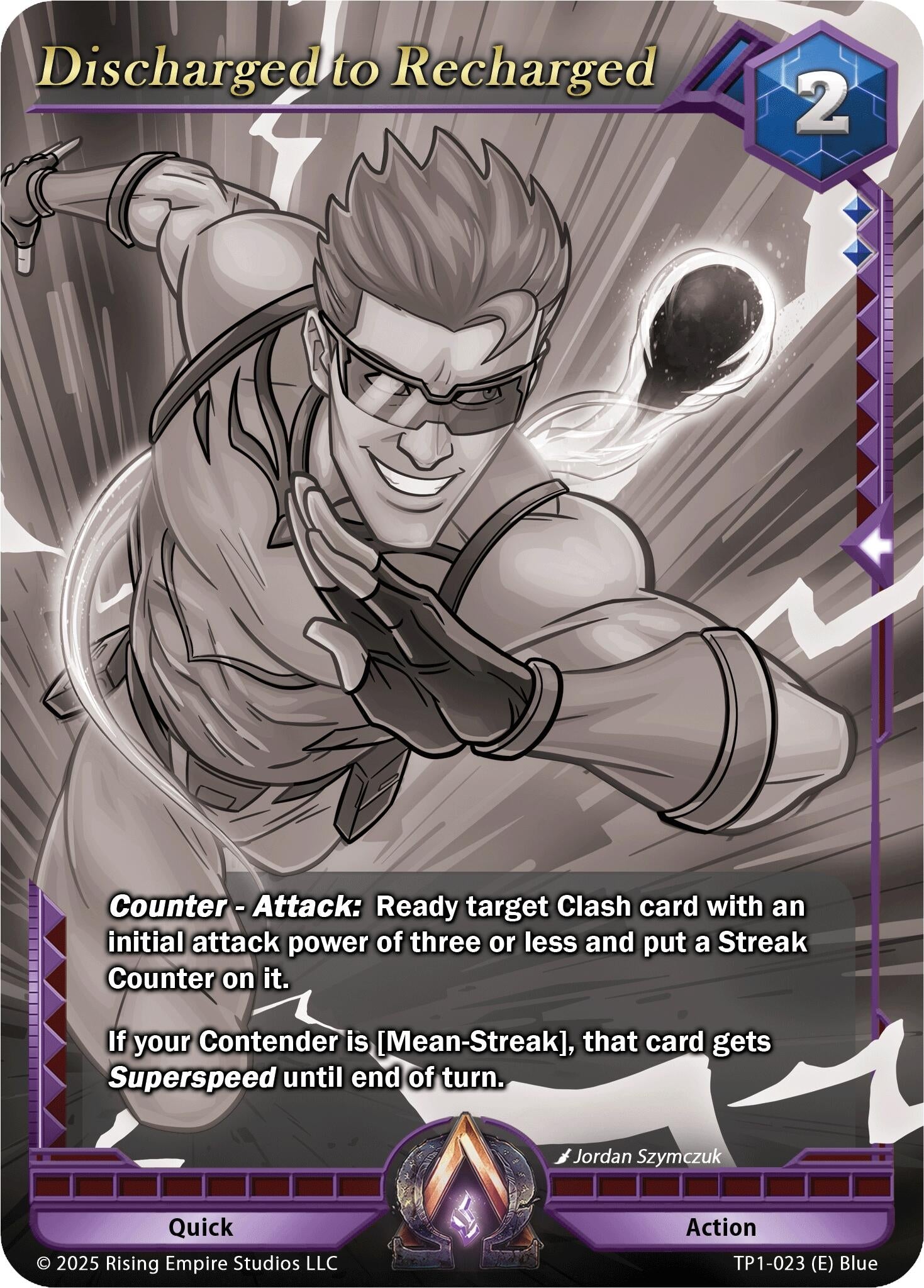 Image for Discharged to Recharged (Monochrome) (Spoils of the Forgotten) (TP1-023) - Alpha Clash