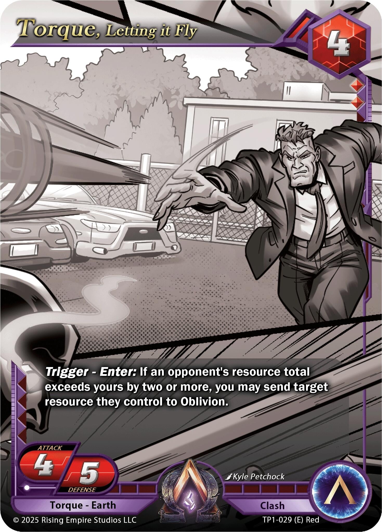 Image for Torque, Letting it Fly (Monochrome) (Spoils of the Forgotten) (TP1-029) - Alpha Clash