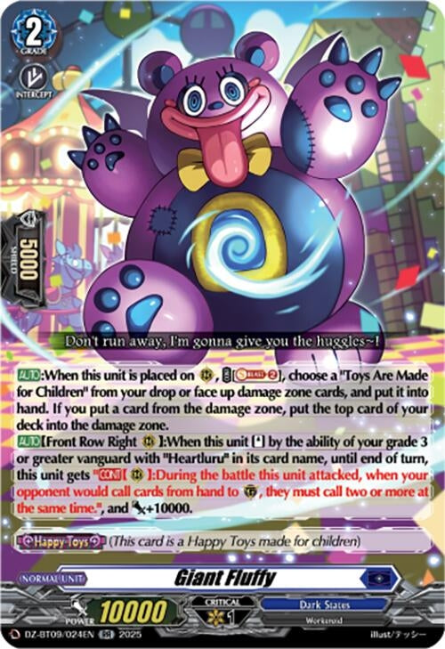 Image for Giant Fluffy (DZ-BT09: Super Brave Detonation) (DZ-BT09/024EN) - Cardfight Vanguard