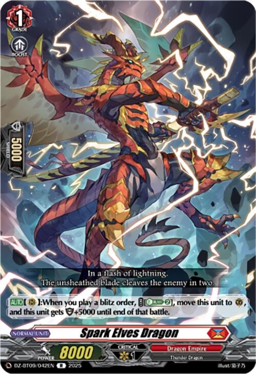 Image for Spark Elves Dragon (DZ-BT09: Super Brave Detonation) (DZ-BT09/042EN) - Cardfight Vanguard