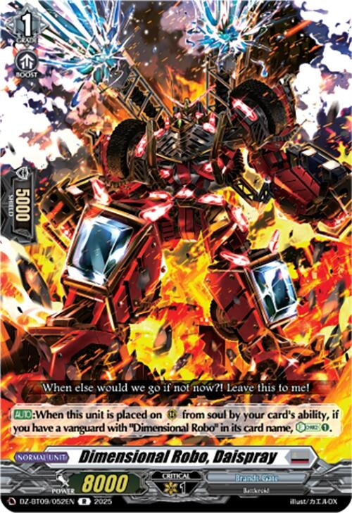 Image for Dimensional Robo, Daispray (DZ-BT09: Super Brave Detonation) (DZ-BT09/052EN) - Cardfight Vanguard