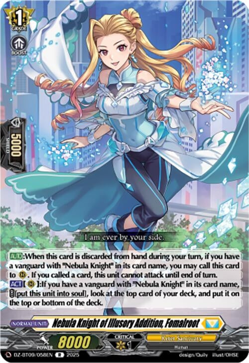 Image for Nebula Knight of Illusory Addition, Fomalroot (DZ-BT09: Super Brave Detonation) (DZ-BT09/058EN) - Cardfight Vanguard