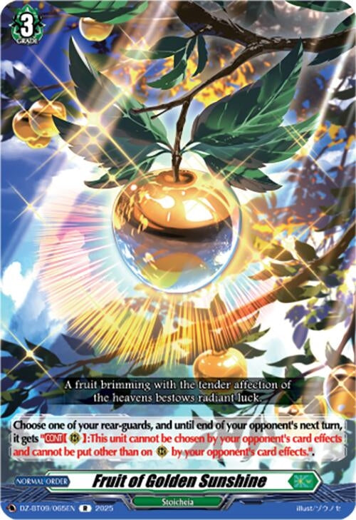 Image for Fruit of Golden Sunshine (DZ-BT09: Super Brave Detonation) (DZ-BT09/065EN) - Cardfight Vanguard