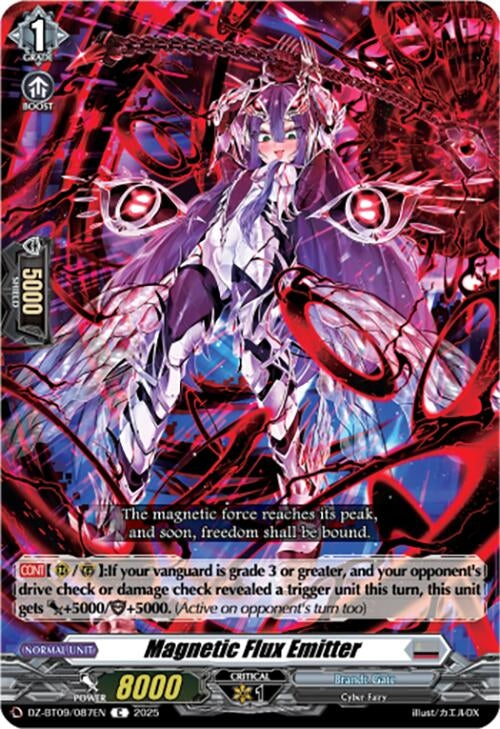 Image for Magnetic Flux Emitter (DZ-BT09: Super Brave Detonation) (DZ-BT09/087EN) - Cardfight Vanguard