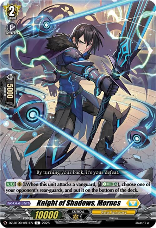 Image for Knight of Shadows, Mornes (DZ-BT09: Super Brave Detonation) (DZ-BT09/091EN) - Cardfight Vanguard