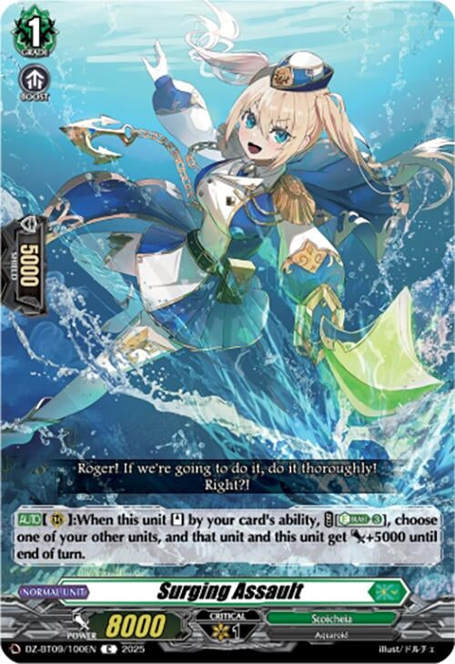 Image for Surging Assault (DZ-BT09: Super Brave Detonation) (DZ-BT09/100EN) - Cardfight Vanguard