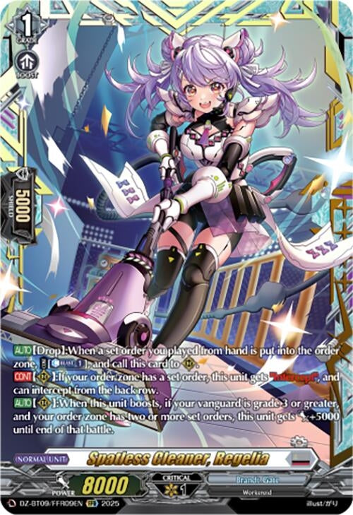 Image for Spatless Cleaner, Regelia (FFR) (DZ-BT09: Super Brave Detonation) (DZ-BT09/FFR09EN) - Cardfight Vanguard