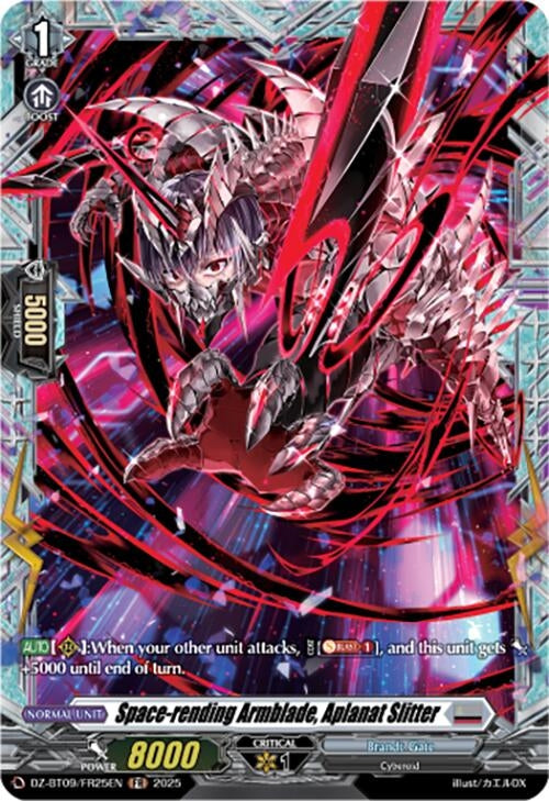 Image for Space-rending Armblade, Aplanat Slitter (FR) (DZ-BT09: Super Brave Detonation) (DZ-BT09/FR25EN) - Cardfight Vanguard